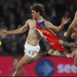 Deven Robertson’s torn Brisbane guernsey