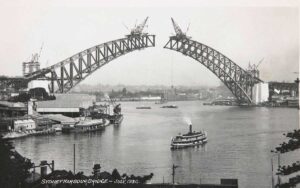 A desire to span the harbour goes back to the early days of the penal settlement at Sydney.