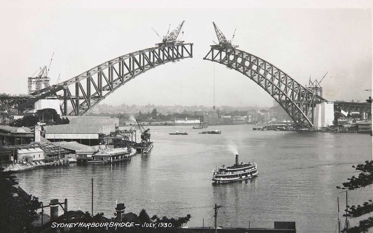 A desire to span the harbour goes back to the early days of the penal settlement at Sydney.