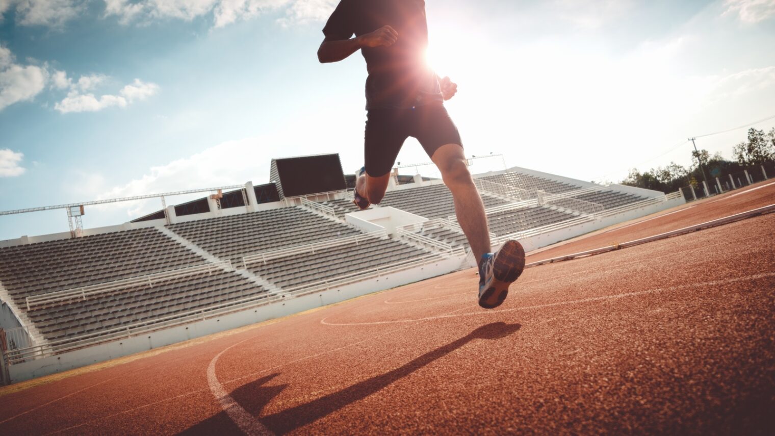 athlete on track